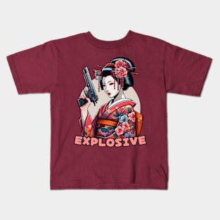 Shooting Geisha Kids T-Shirt